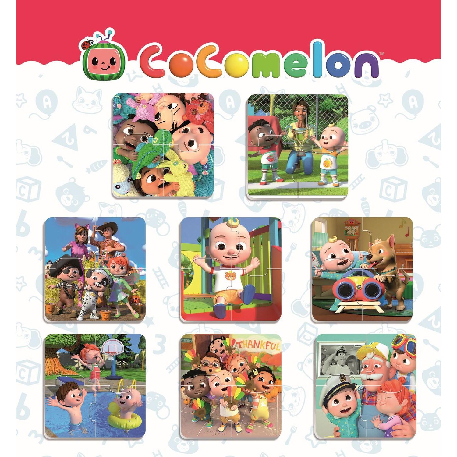 Primul meu puzzle - Cocomelon invata fotografia produsului View 2 L
