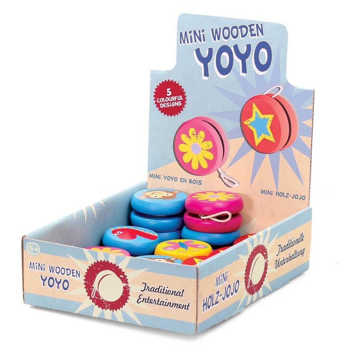 YO-YO colorat din lemn fotografia produsului View 7 L