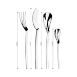 Set tacamuri premium, 24 piese, Archi fotografia produsului View 6 S
