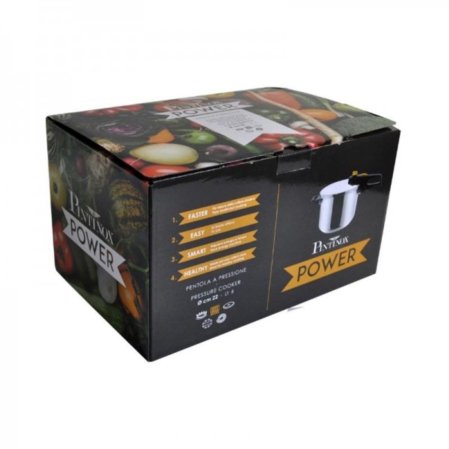 Oala sub presiune din inox, Power, 6 litri fotografia produsului View 3 L