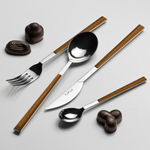 Set tacamuri premium, 24 piese, Sushi Teak fotografia produsului View 2 S