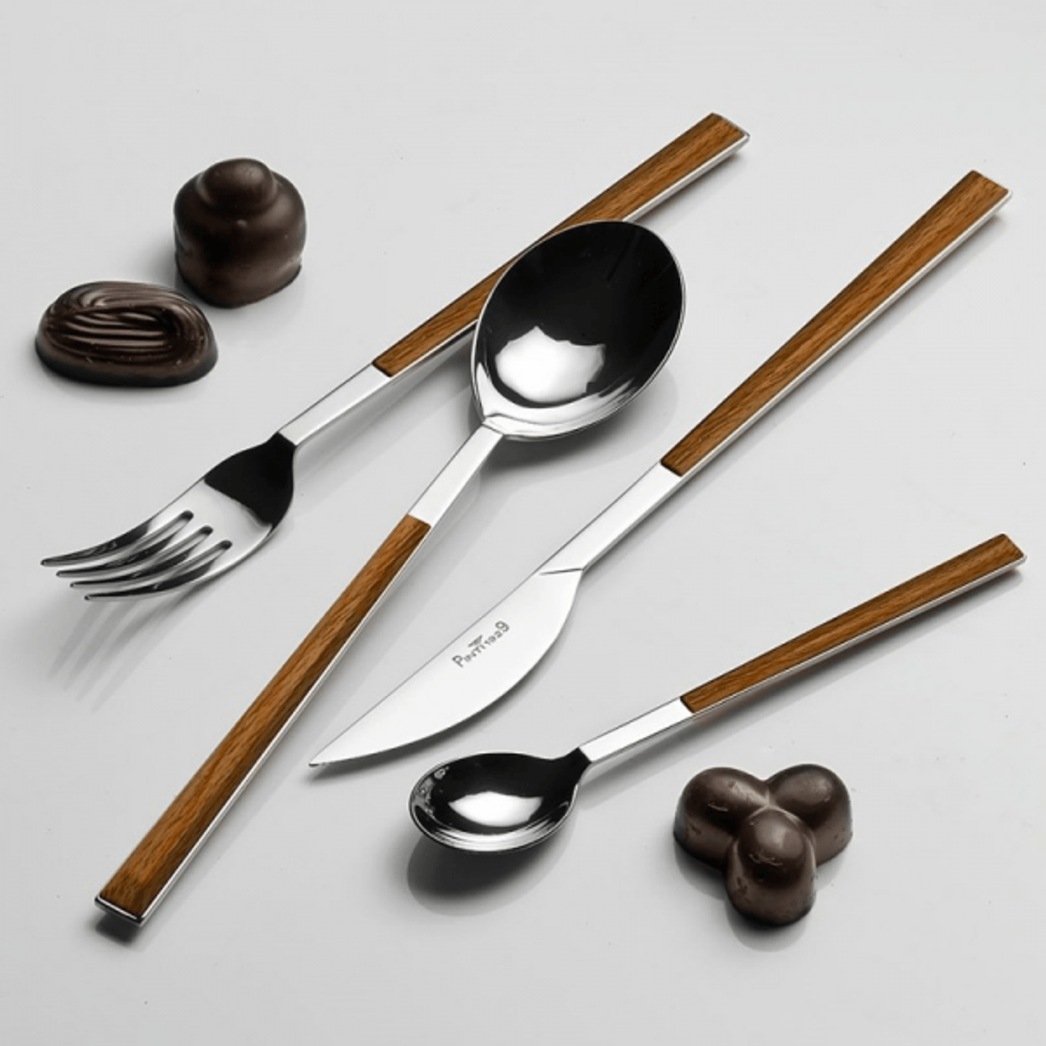 Set tacamuri premium, 24 piese, Sushi Teak fotografia produsului View 2 L