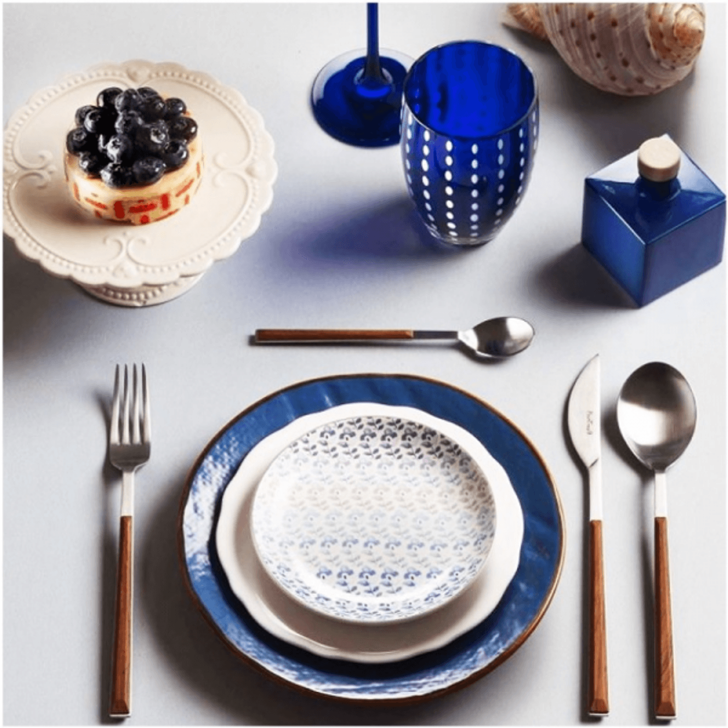 Set tacamuri premium, 24 piese, Sushi Teak fotografia produsului View 3 L