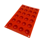 Forma din silicon cu 24 cavitati semisferice, PastryFlex fotografia produsului View 3 S
