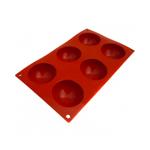 Forma din silicon cu 6 cavitati semisferice, PastryFlex fotografia produsului View 2 S