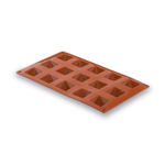Forma din silicon cu 15 cavitati piramidale, PastryFlex fotografia produsului