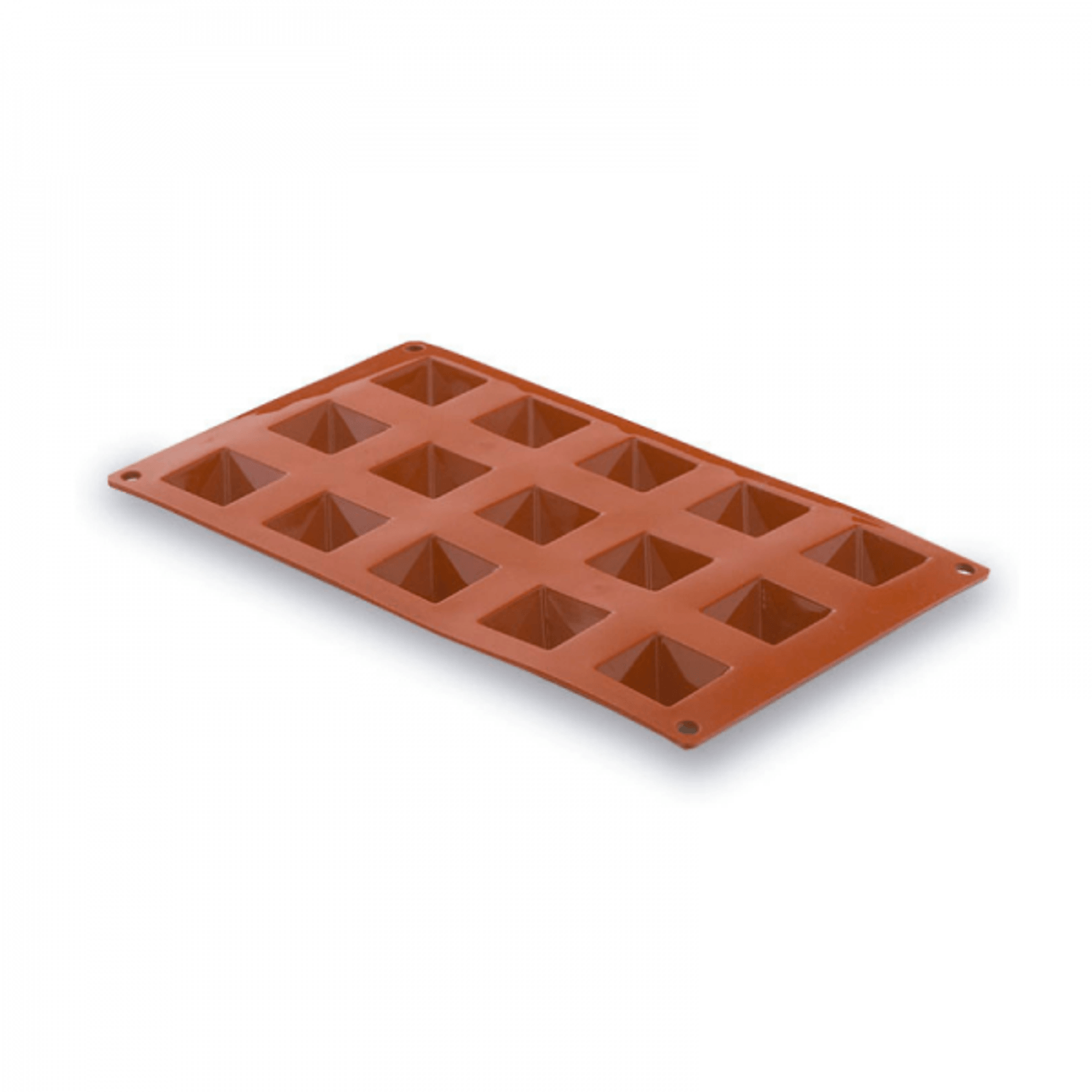 Forma din silicon cu 15 cavitati piramidale, PastryFlex fotografia produsului