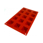 Forma din silicon cu 15 cavitati piramidale, PastryFlex fotografia produsului View 2 S