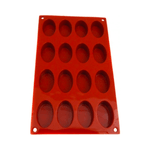 Forma din silicon cu 16 cavitati ovale, PastryFlex fotografia produsului View 4 S