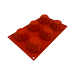 Forma din silicon cu 6 cavitati pentru briose, PastryFlex fotografia produsului View 2 S