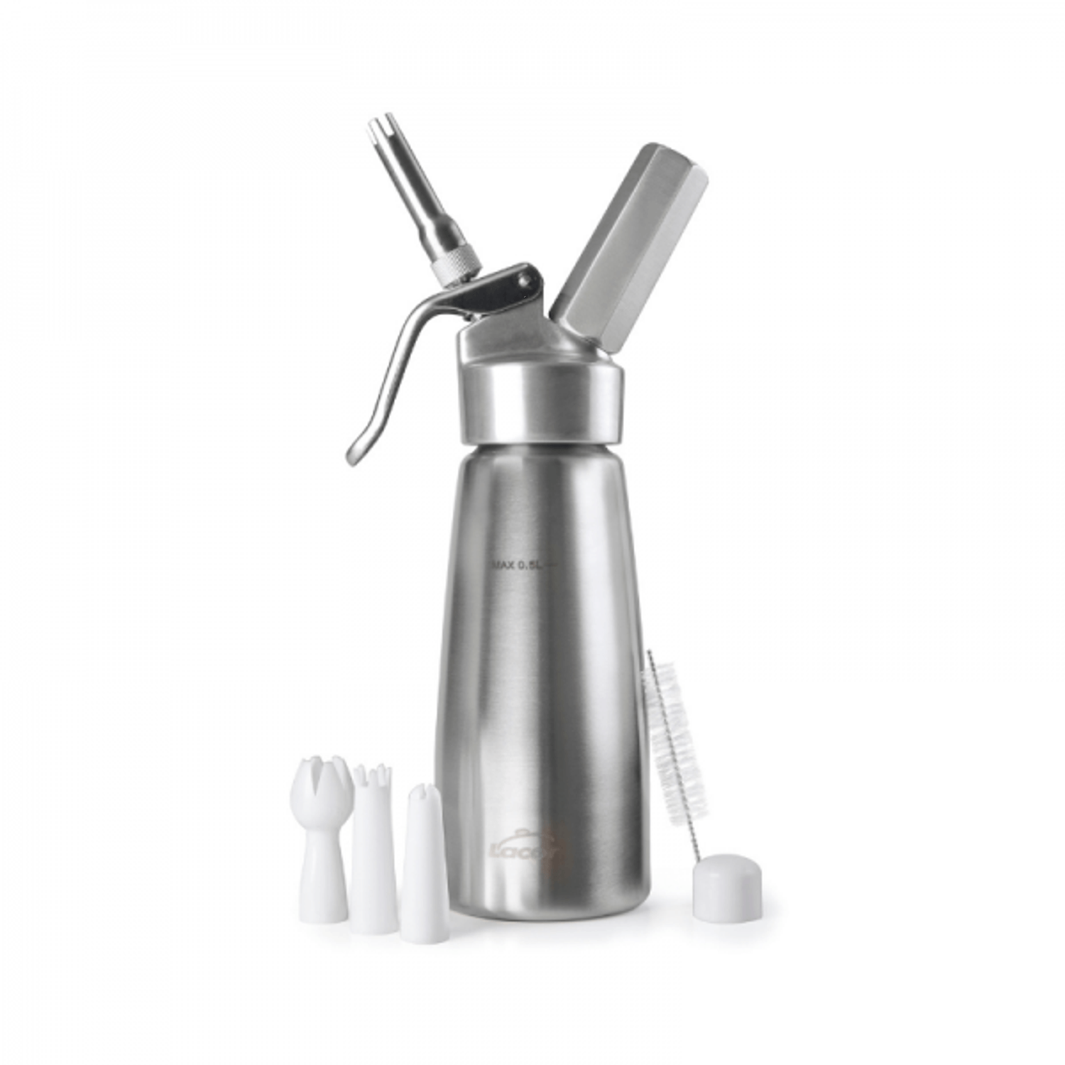 Sifon cu butelie din inox pentru frisca, 500 ml fotografia produsului