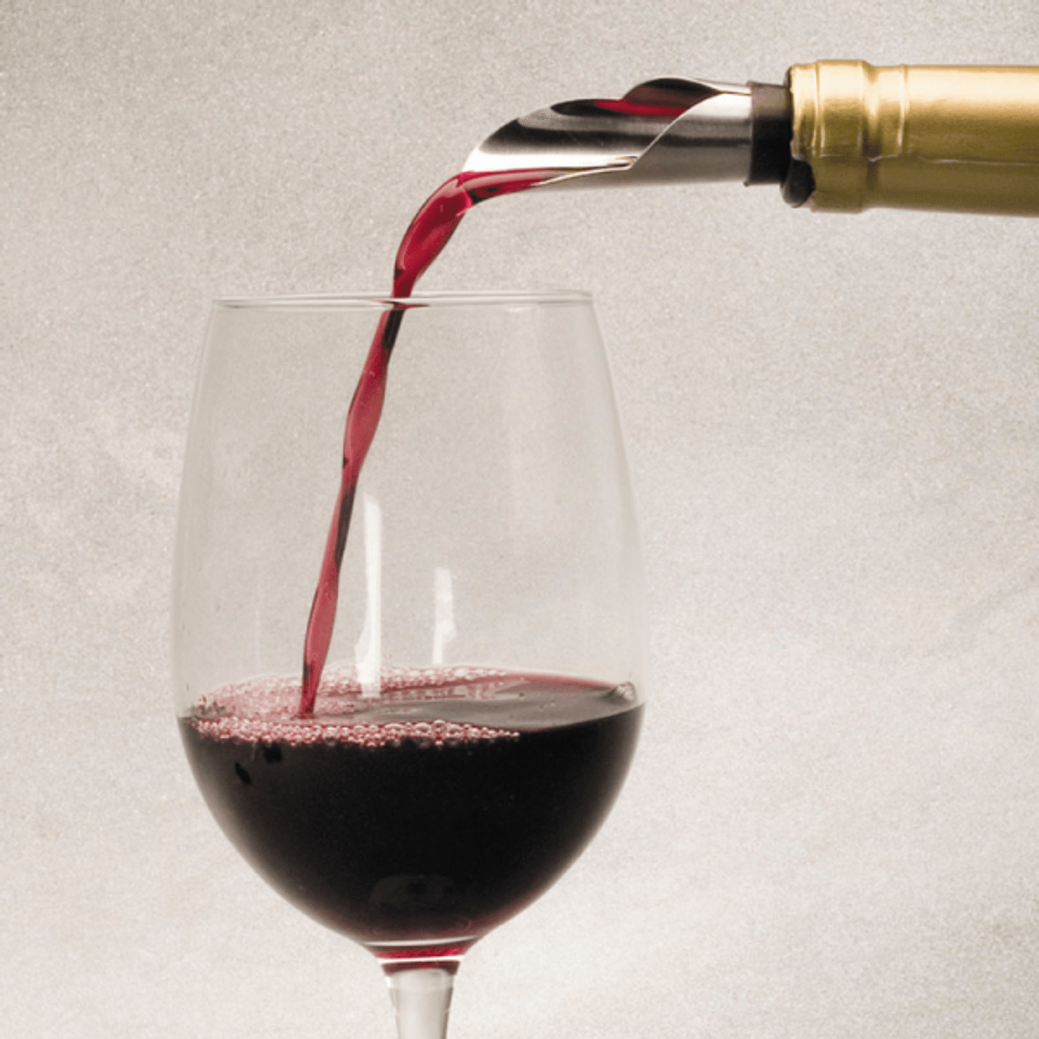 Picurator din inox pentru sticla de vin cu dop din silicon fotografia produsului View 2 L