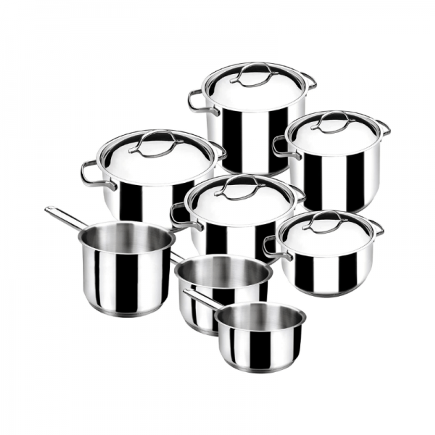Set vase pentru gatit, Profesional, 8 piese fotografia produsului View 2 L