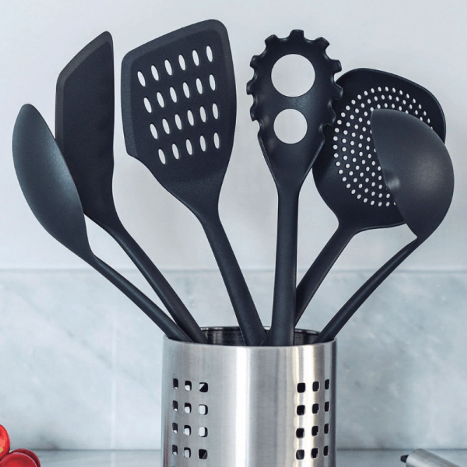 Spatula perforata pentru gatit, Due, 37.5 cm fotografia produsului View 2 L