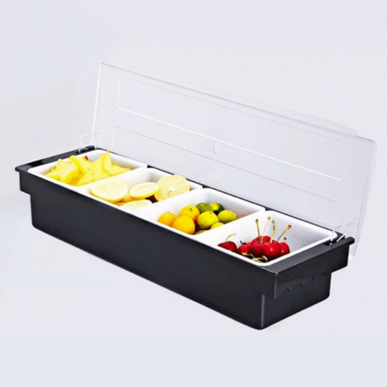Cutie pentru ingrediente si mirodenii cu capac si 4 compartimente, 750 ml fotografia produsului View 3 L