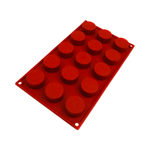 Forma din silicon cu 15 cavitati rotunde, PastryFlex fotografia produsului View 3 S