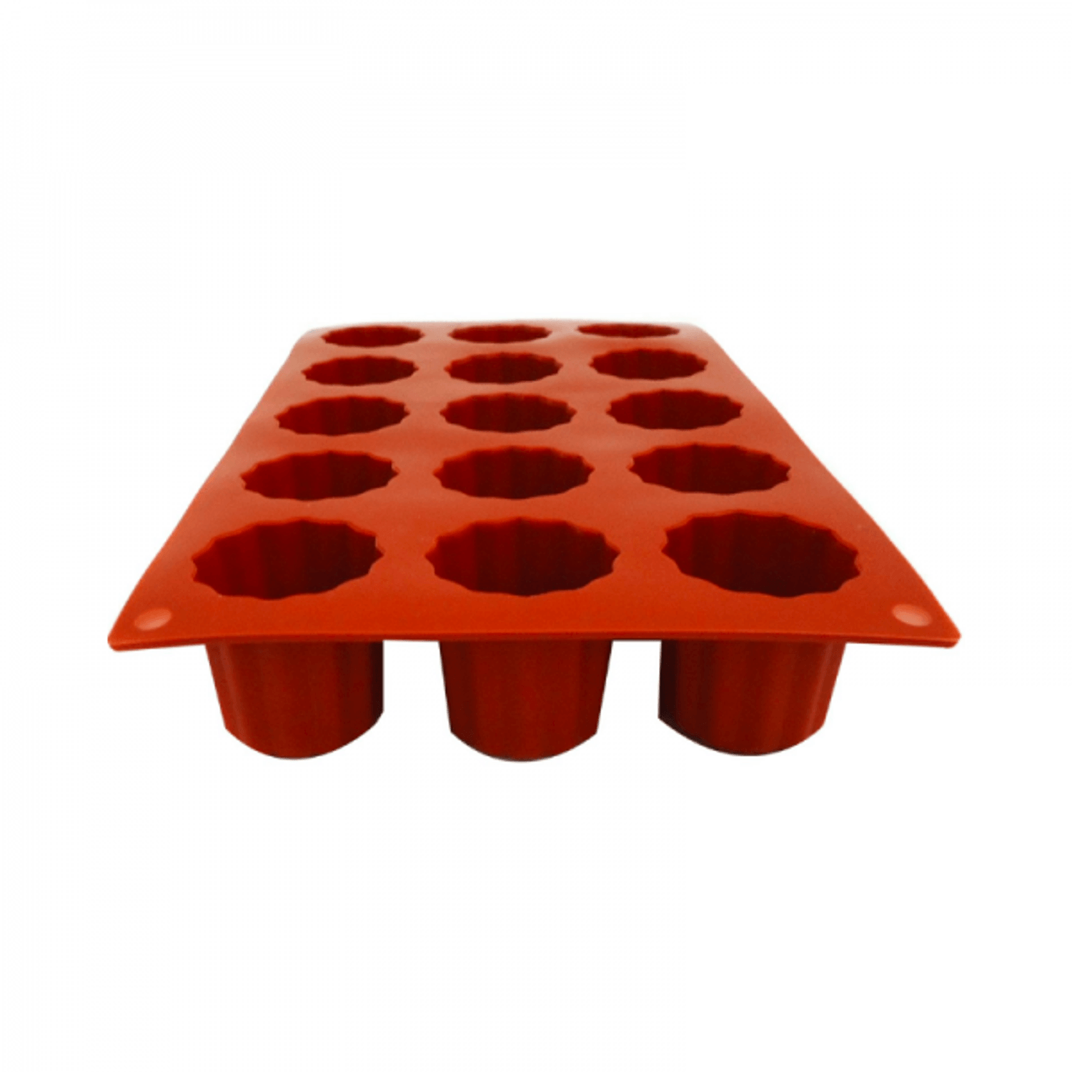 Forma din silicon cu 18 cavitati rotunde striate, PastryFlex fotografia produsului View 3 L