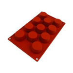 Forma din silicon cu 11 cavitati rotunde, PastryFlex fotografia produsului View 3 S