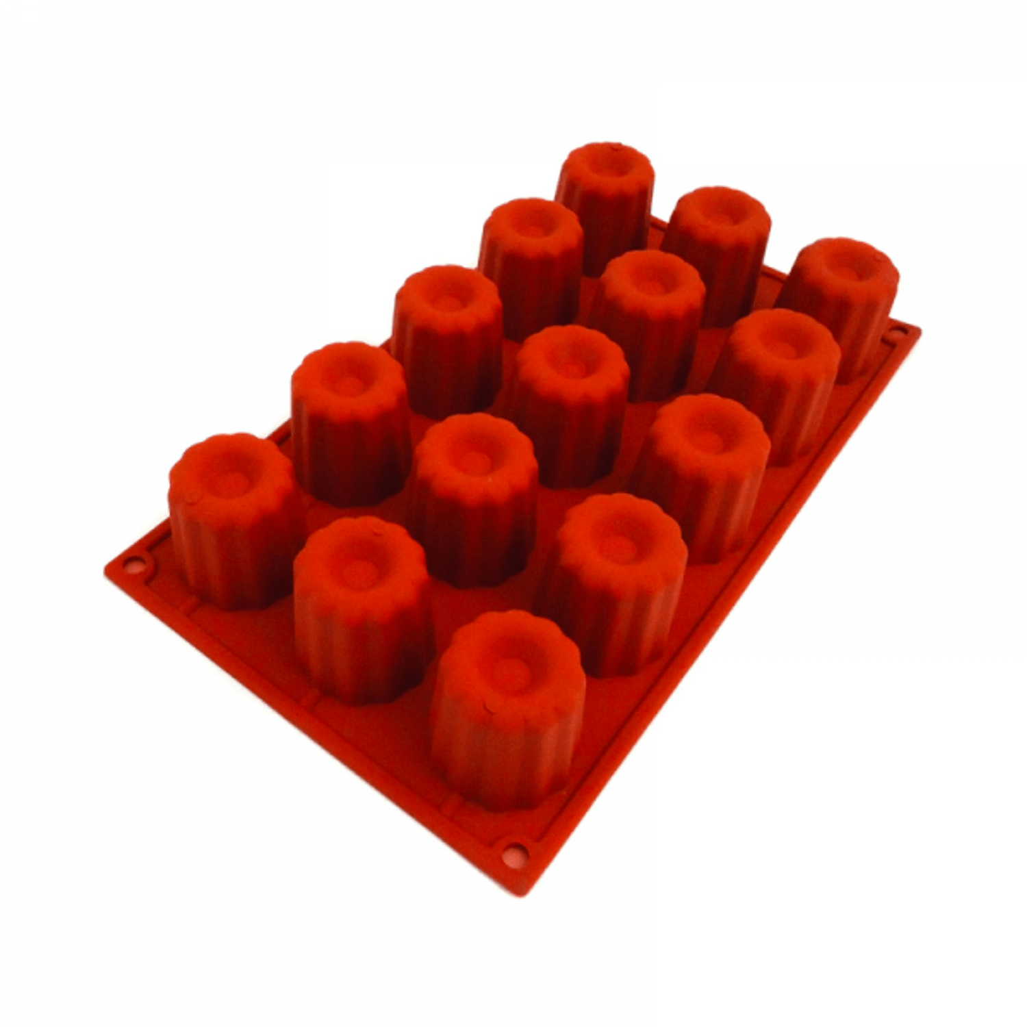 Forma din silicon cu 18 cavitati rotunde striate, PastryFlex fotografia produsului View 4 L