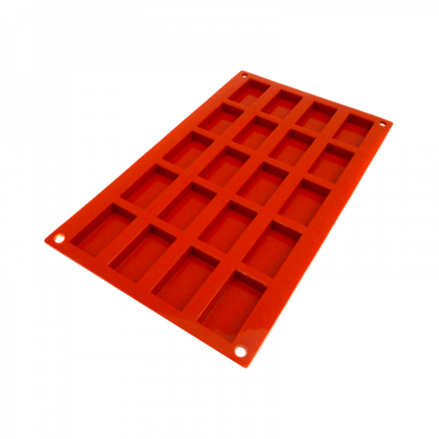 Forma din silicon cu 20 cavitati dreptunghiulare, PastryFlex fotografia produsului View 2 L