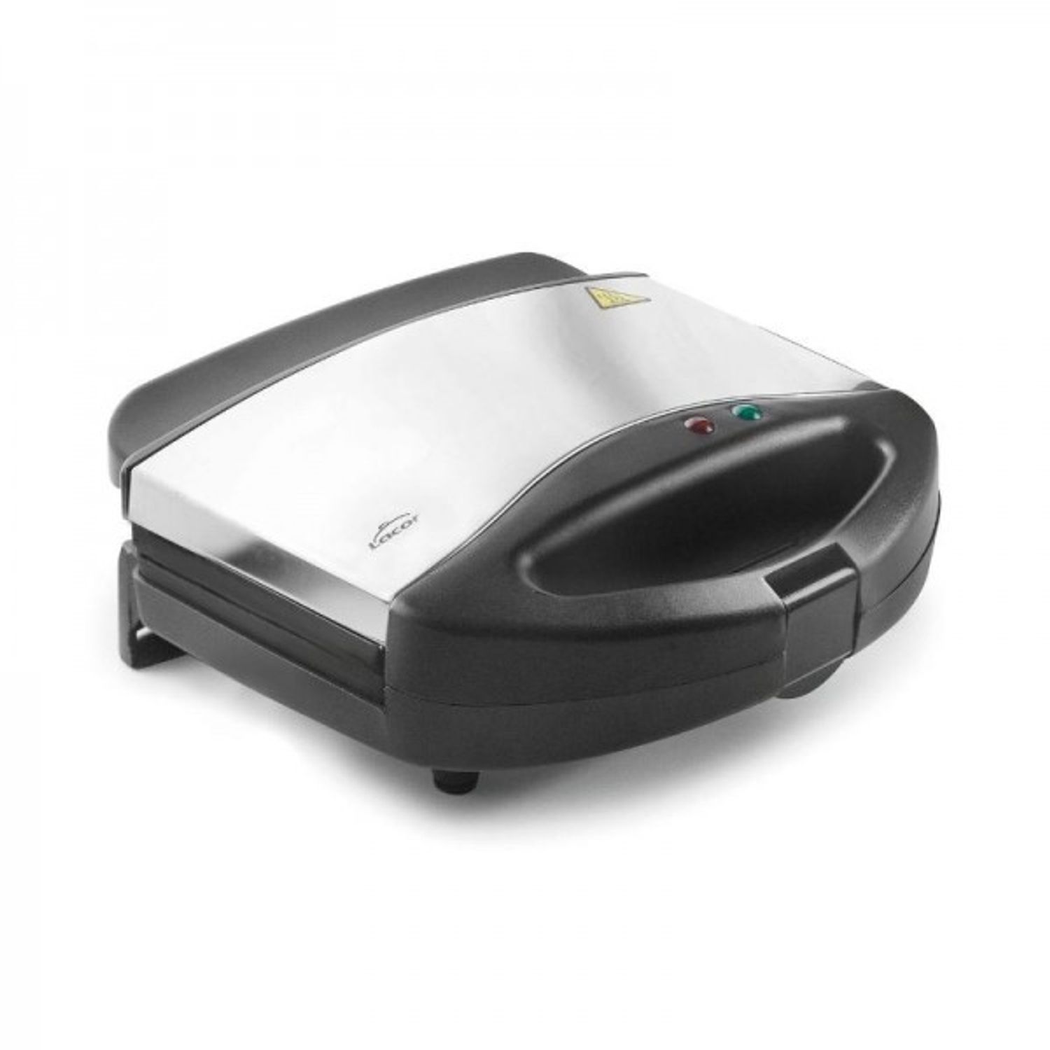 Sandwich maker dublu cu matrite patrate, Lacor Silver, 750 W fotografia produsului