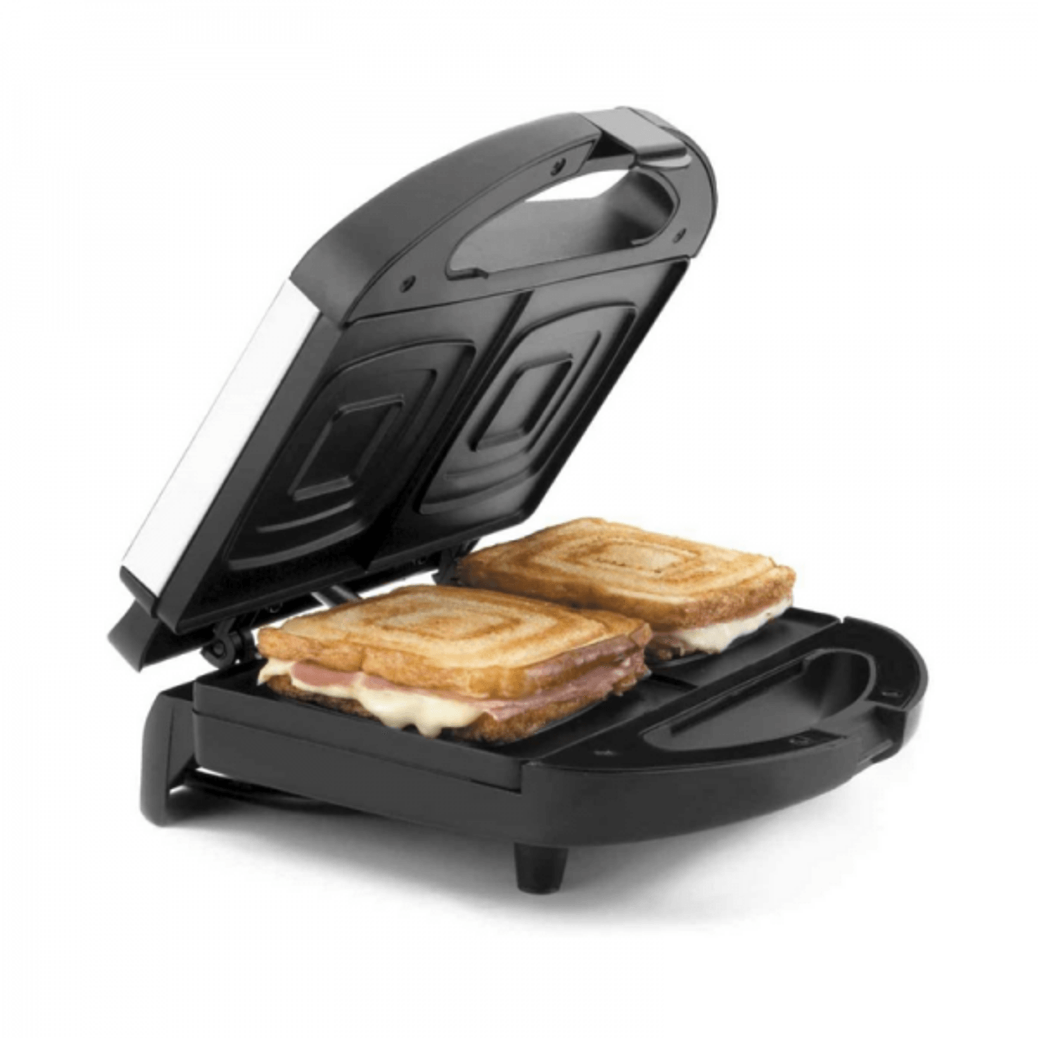 Sandwich maker dublu cu matrite patrate, Lacor Silver, 750 W fotografia produsului View 2 L