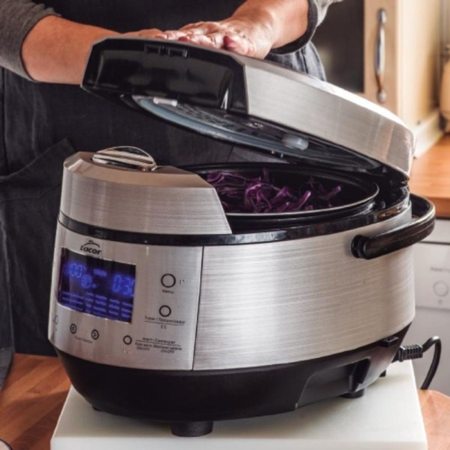 Oala multicooker programabila cu 20 de functii de gatire, MyChef, 950 W fotografia produsului View 2 L