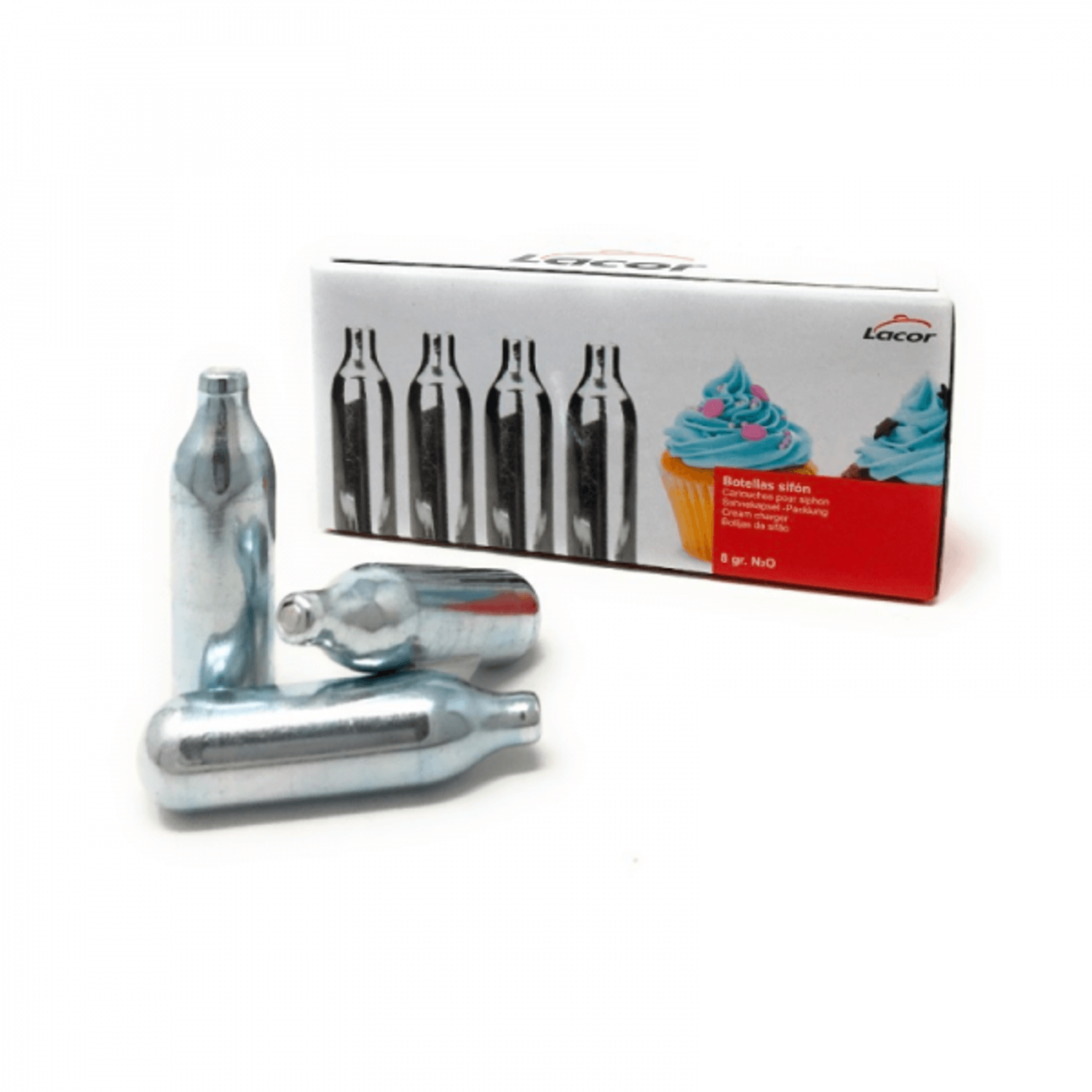 Set 24 cartuse cu azot pentru sifoane de frisca, 8 g fotografia produsului View 2 L