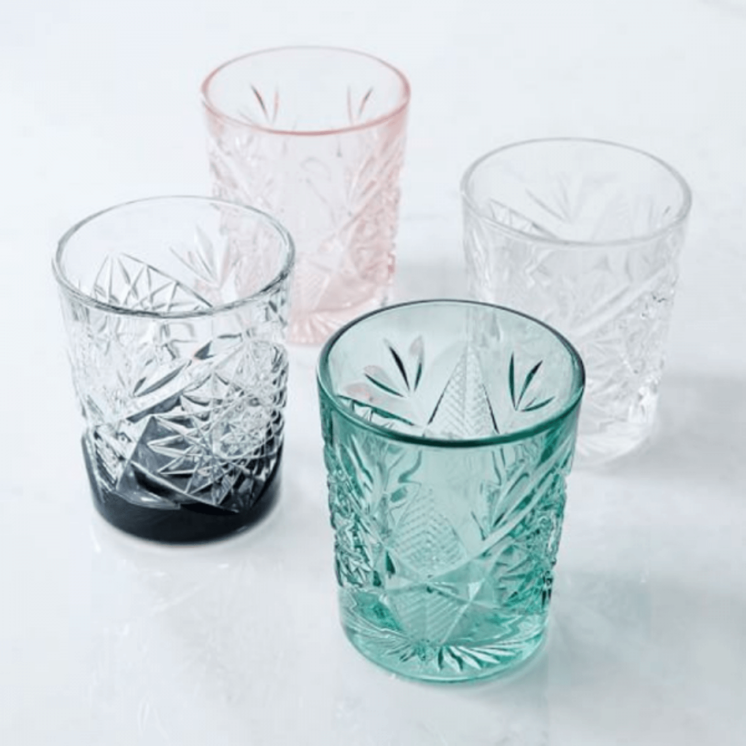 Set 6 pahare universale, Libbey Hobstar, 350 ml, verde fotografia produsului View 4 L