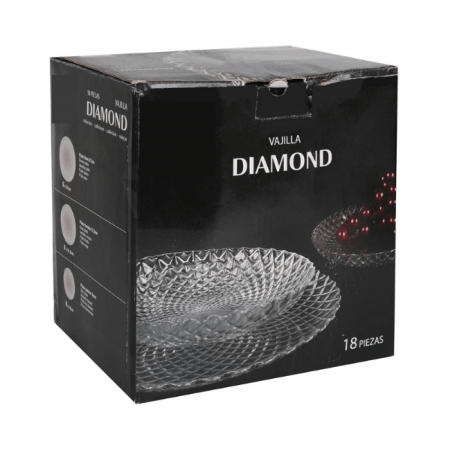 Set vesela pentru servire, Diamond, 18 piese fotografia produsului View 3 L