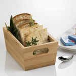 Cos pentru servit si depozitat din bambus, 20x15x9 cm fotografia produsului View 4 S