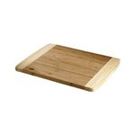Blat din bambus pentru taiere sau servire, Bicolor, 40x30x2 cm fotografia produsului