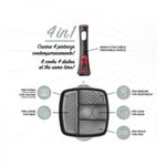 Tigaie antiaderenta tip grill, 4 in 1, Pintinox Pro fotografia produsului View 7 S