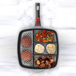 Tigaie antiaderenta tip grill, 4 in 1, Pintinox Pro fotografia produsului View 6 S