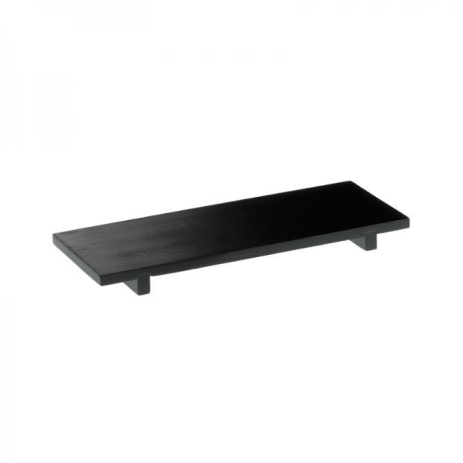 Platou din bambus pentru aperitive, negru, 50x23x2.5 cm fotografia produsului