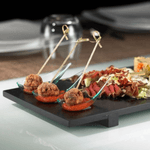 Platou din bambus pentru aperitive, negru, 50x23x2.5 cm fotografia produsului View 2 S