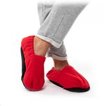 Papuci de Casa cu Incalzire si Talpa din Perle de Lut BellFyd, Rosii, Unisex, Usor de Curatat fotografia produsului View 2 S