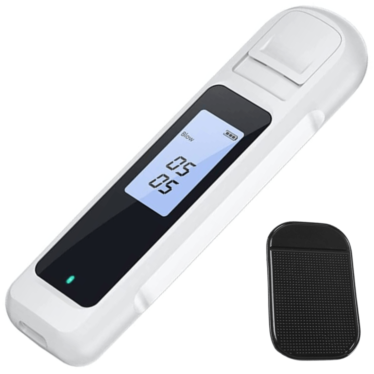 Etilotest Digital Profesional BellFyd&reg;, Alcool Tester de Inalta Precizie, cu Indicator Luminos de Alarma, Alb fotografia produsului View 2 L