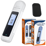 Etilotest Digital Profesional BellFyd&reg;, Alcool Tester de Inalta Precizie, cu Indicator Luminos de Alarma, Alb fotografia produsului