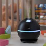 Mini Umidificator de Camera BellFyd&reg; , Difuzor de Arome, Negru, 130 ml fotografia produsului View 4 S