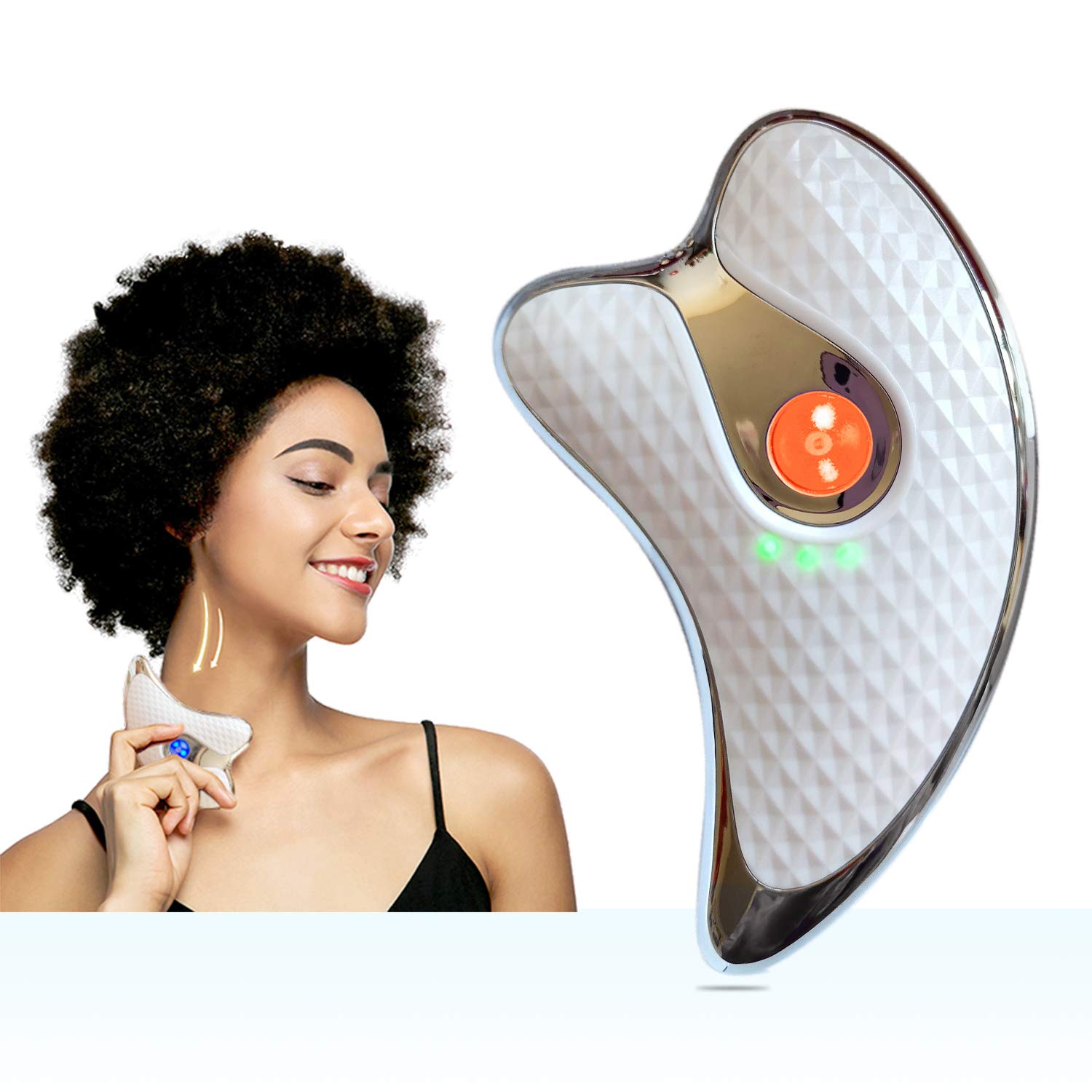 Aparat Pentru Masaj Facial Antirid si Lifting BellFyd&reg;, cu Acumulator, Functie Vibratii si Incalzire, Anti- - 0709081927038 fotografia produsului View 6 L