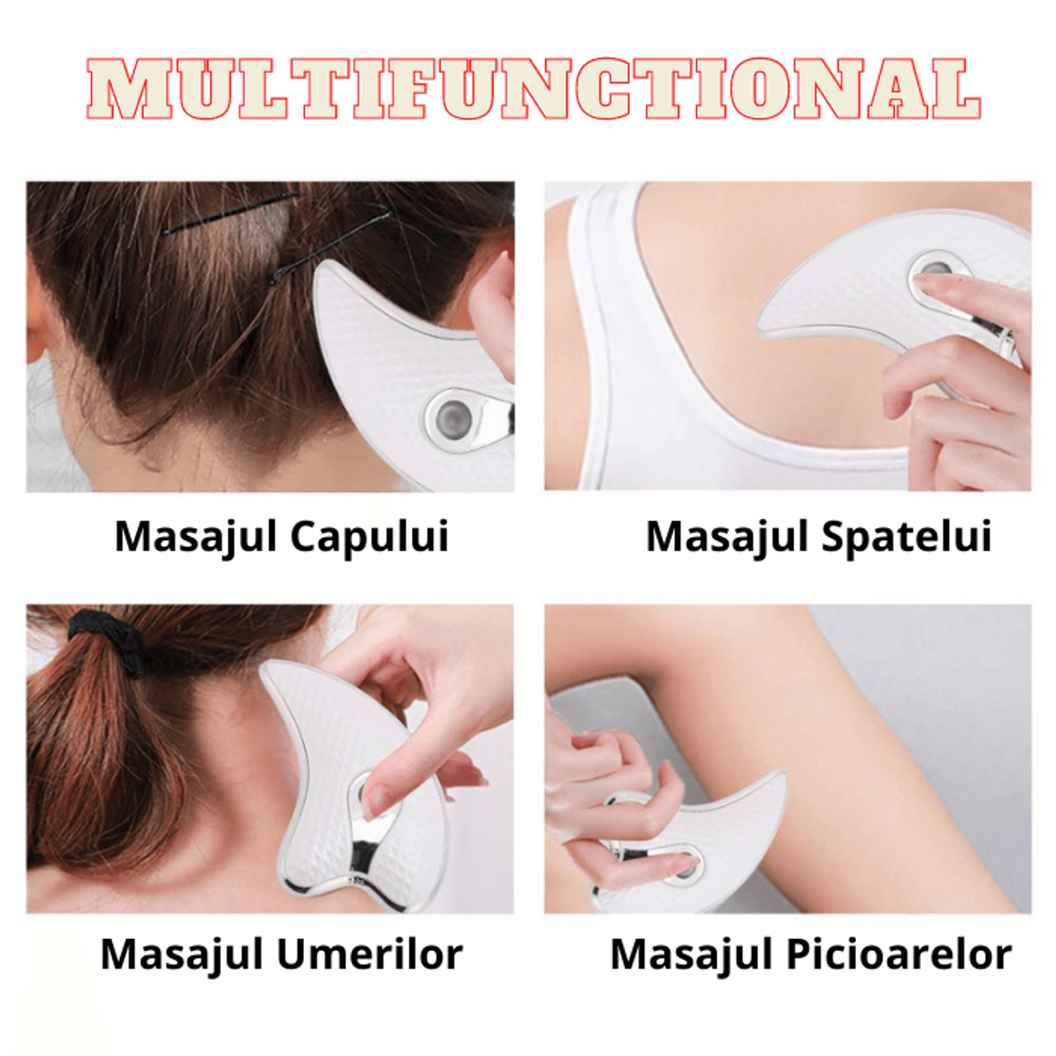 Aparat Pentru Masaj Facial Antirid si Lifting BellFyd&reg;, cu Acumulator, Functie Vibratii si Incalzire, Anti- - 0709081927038 fotografia produsului View 3 L