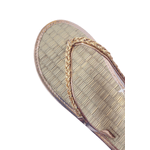 Slapi de plaja Accessorize, Talpa din iarba de mare, Barete cu margele, 38-39 EU, Bej, Auriu fotografia produsului View 4 S