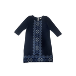 Rochie dama, Monsoon, Tunica, Midi, Croderie, Maneci trei sferturi, Bumbac, Marime 46 EU fotografia produsului
