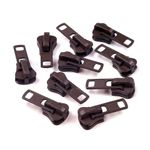 Cursor metalic pentru fermoar injectat 8 mm Maro ciocolatiu fotografia produsului View 2 S