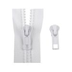 Cursor metalic pentru fermoar injectat 5 mm Alb fotografia produsului View 2 S