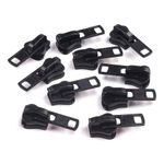 Cursor metalic pentru fermoar injectat 8 mm Negru fotografia produsului View 2 S