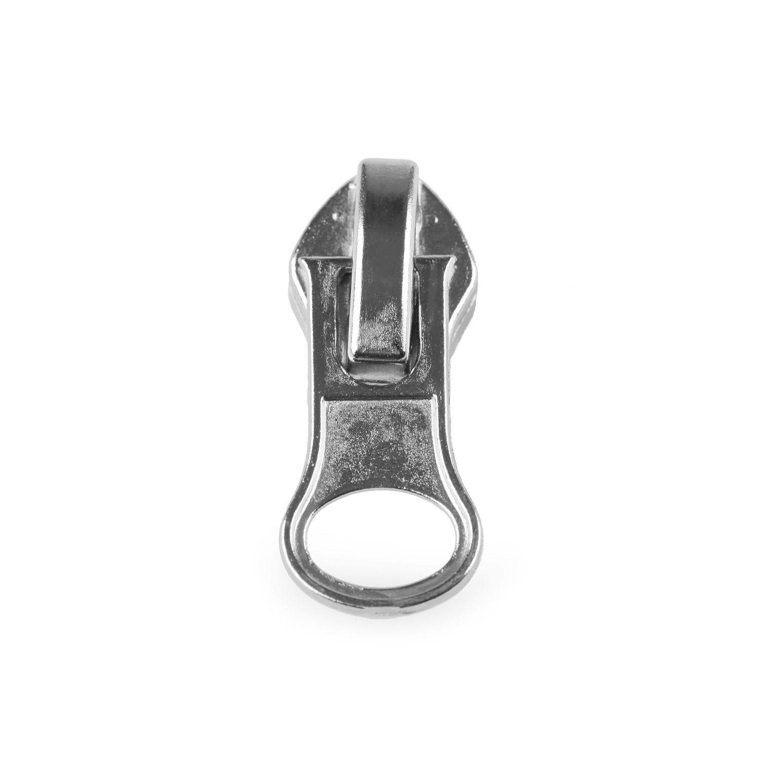 Cursor metalic pentru fermoar spiralat impermeabil 7 mm, Argintiu fotografia produsului