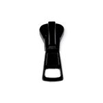 Cursor metalic pentru fermoar din plastic 8 mm, 39 x 30 mm Negru fotografia produsului