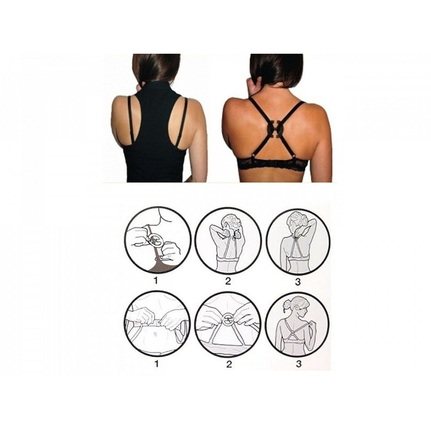 Set clipsuri pentru sutien, 3 bucati fotografia produsului View 4 L